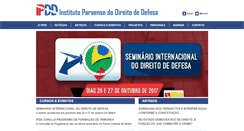 Desktop Screenshot of ipdd.org.br