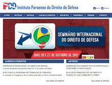 Tablet Screenshot of ipdd.org.br